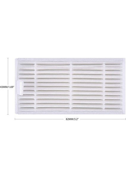 Ilıfe V3S V3S Pro V5 V5S V5S Pro Robot Süpürge Filtreleri Için 10 Adet Hepa Filtresi Yedekleri (Yurt Dışından) fiyatları
