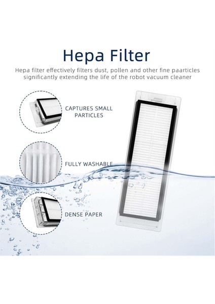 Roborock Q5, Q5+ Robot Süpürge Yedek Parça Aksesuarları Için Uyumlu Yedek Parça Kiti (Yurt Dışından) modelleri