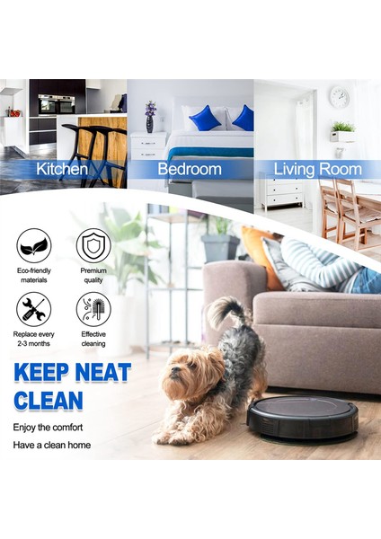 Ecovacs T8 T8AIVI T8MAX N8PRO Elektrikli Süpürge Aksesuarları Için Yedek Parçalar Ana Fırça Yan Fırça Hepa Filtresi (Yurt Dışından) fiyatları