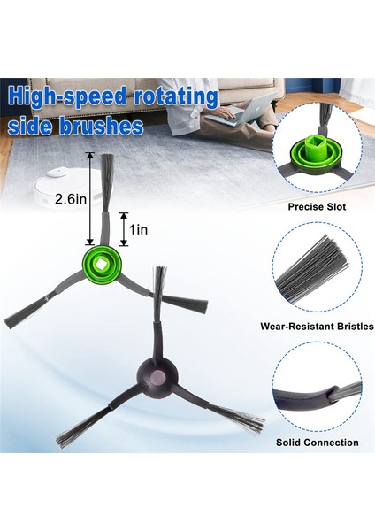 Ecovacs T8 T8AIVI T8MAX N8PRO Elektrikli Süpürge Aksesuarları Için Yedek Parçalar Ana Fırça Yan Fırça Hepa Filtresi (Yurt Dışından) fırsatları
