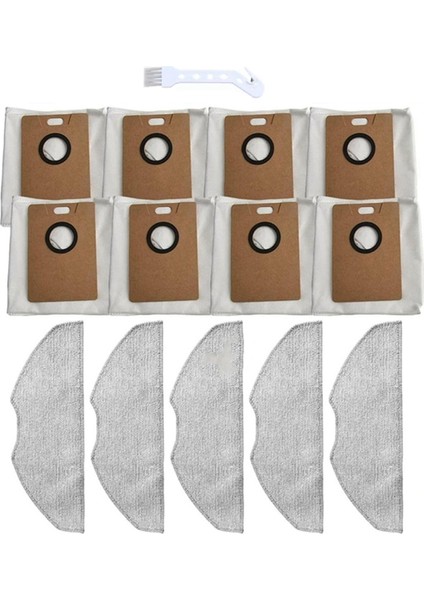 Tapo RV30 Max Plus, RV20 Max Plus, RVA301, RVA202 Elektrikli Süpürge Aksesuarları Için Toz Torbası Paspas Bezi (Yurt Dışından)