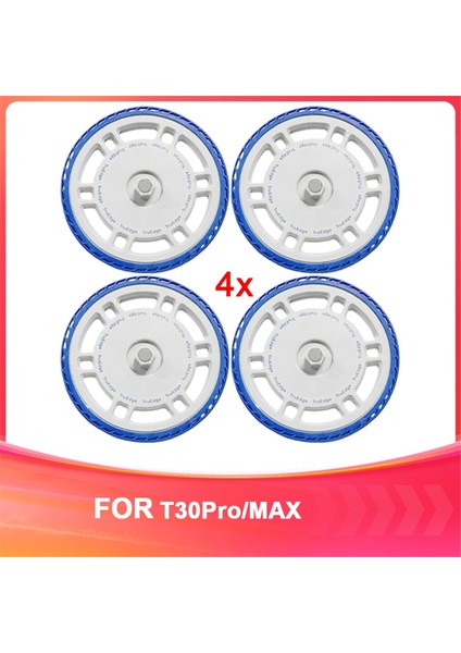 Ecovacs T30 Pro Omnı / T30S Pro / Yeedı M12 Pro+ Robot Süpürge Aksesuarı Için 4 Parçalı Paspas Montajı (Yurt Dışından)