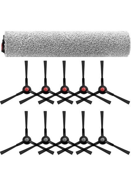 Eufy Omni S1 Pro / E25/E28 Robot Süpürge Yedek Parçaları Için 11 Adet Yıkanabilir Yan Fırçalı Paspas (Yurt Dışından)