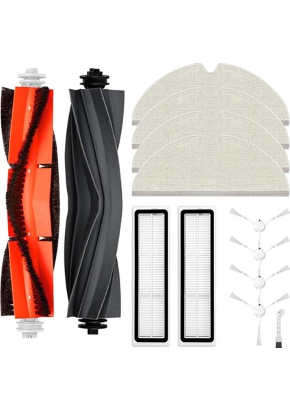 Dreame D9 / D9 Max / L10 Pro Robot Süpürge Için Aksesuar Seti, Silindir Fırçalar, Filtreler, Paspas Pedleri, Yan Fırçalar (Yurt Dışından)