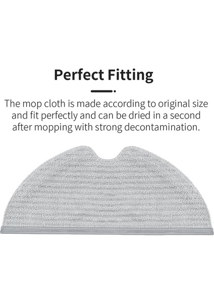 Xiaomi Mi Vakumlu Paspas 2 STYTJ03ZHM Robot Süpürge Ana Yan Fırça Filtre Paspas Bezi Için 8 Adet Yedek Aksesuar (Yurt Dışından) indirimleri