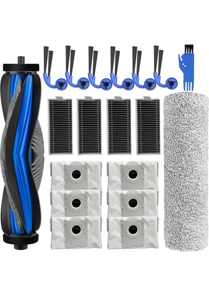 Ecovacs Deebot X9 Pro Omni / X9 Pro Robot Süpürge Ana Yan Fırçalar Hepa Filtreler Toz Torbaları (Yurt Dışından)