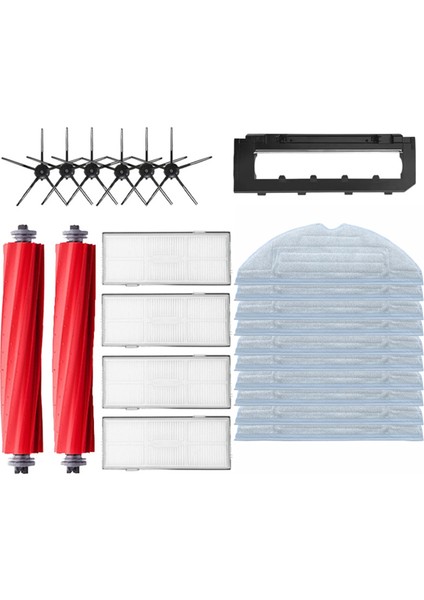 Roborock S7 S70 S7MAX T7S T7S Plus Robot Süpürge Aksesuarları Ana Fırça Kapağı Hepa Filtre Parçaları, B (Yurt Dışından) indirimleri