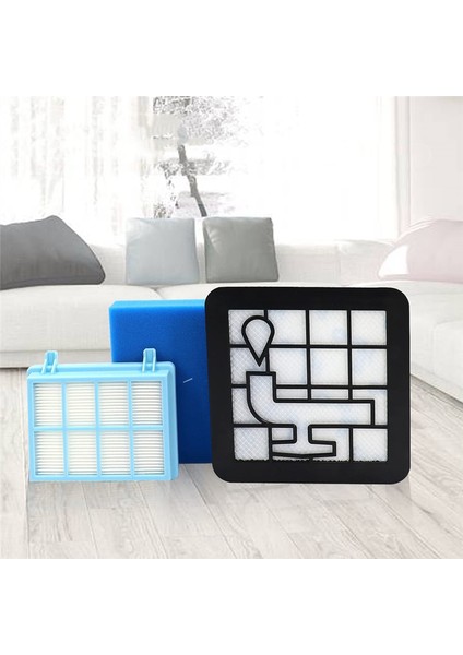 Philips Powerpro Compact ve Active Elektrikli Süpürge FC8010/01 FC9331 FC9332 FC9555, FC9556 Için Yedek Filtre Seti (Yurt Dışından) fırsatları