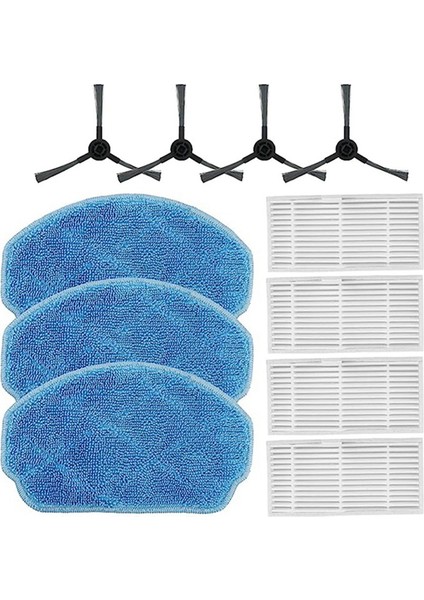 Mamnv Zcwa Süpürme Robotu Aksesuarları BR150/BR151 Yan Fırça Bez Filtre Temizleme Paspası Aksesuarları Için Uygundur (Yurt Dışından)