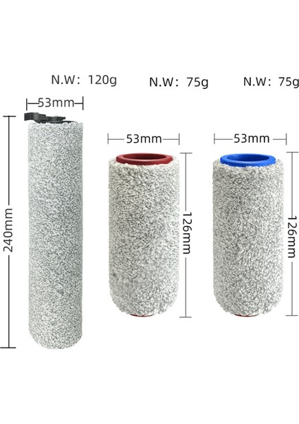 Roborock U10 Ana Fırça Elektrikli Süpürge Aksesuarları Için 3 Adet Ana Fırça (Yurt Dışından) fırsatları
