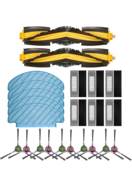 Ecovacs Deebot Ozmo T8 T9 N8 Pro Robot Süpürge Toz Torbası Filtresi Tek Kullanımlık Paspas Bezi Aksesuarları Için 23 Adet (Yurt Dışından)
