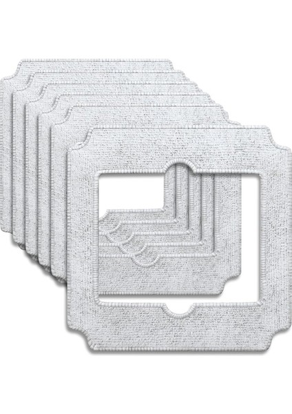 Ecovacs Wınbot Mini Pencere Temizleme Robotu Için 6 Adet Temizleme Pedi, Robot Temizleme Bezi Ecovacs Wınbot W-CC02-0012 (Yurt Dışından)