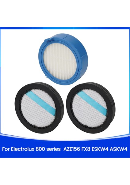 Electrolux 8000 Kablosuz Süpürge AZE156 Fx8 Eskw4 Askw4 Yıkanabilir Tekrar Kullanılabilir Filtre Için 3 Adet Yedek Ön Motor Filtresi (Yurt Dışından)