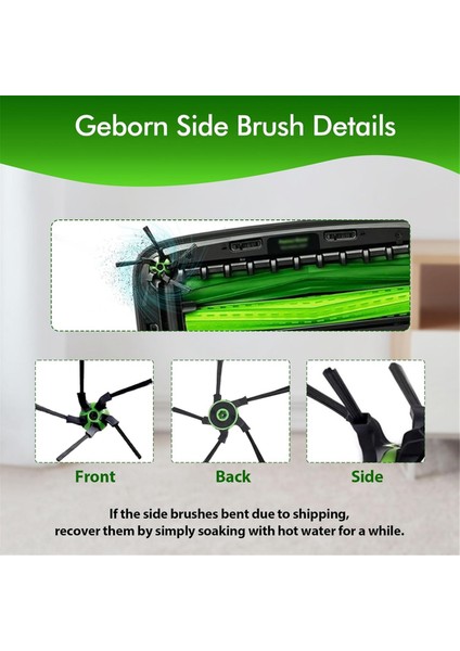 Irobot Roomba S9 (9150) S9+ S9 Plus (9550) S Serisi Elektrikli Süpürge Ana Yan Fırça Hepa Filtre Yedek Parçaları (Yurt Dışından) indirimleri