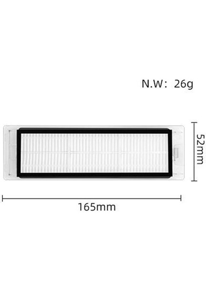 Xiaomi Roborock S5 S50 S5MAX T7PRO T6 E4 E5 Robot Süpürge Ana Parçaları Yan Fırça Hepa Filtresi (Yurt Dışından) modelleri