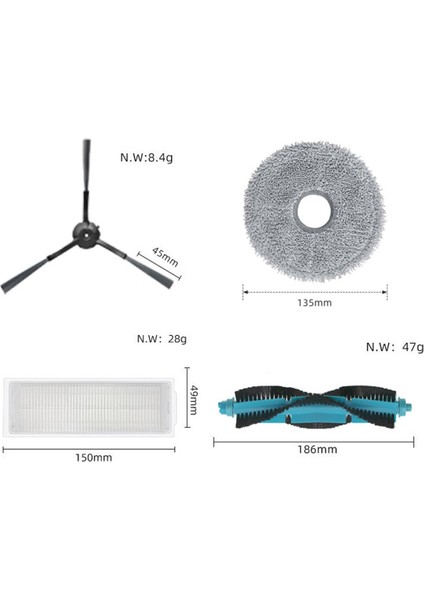 Cecotec Conga 11090 Spin Revolution Robot Süpürge Yedek Parçaları Için 13 Adet Elektrikli Süpürge Aksesuarları (Yurt Dışından) fırsatları