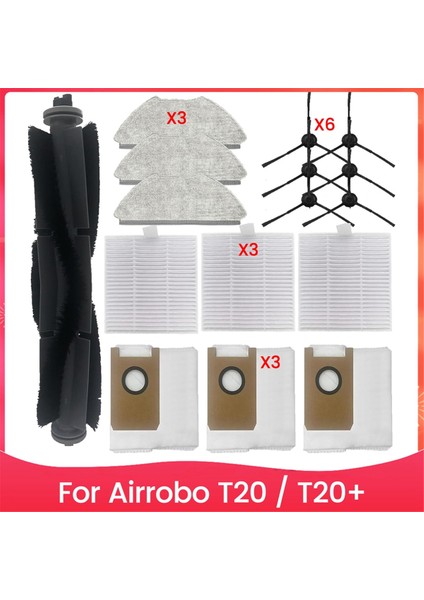 Airrobo T20 / T20+ Robot Süpürge Yedek Parçaları Yedek Aksesuarları (Yurt Dışından)