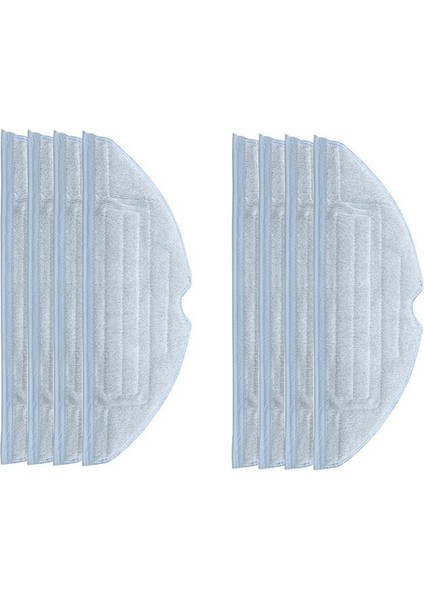 Roborock S8 Için 8 Parçalı Robot Süpürge Yedek Paspas Bezi Seti (Yurt Dışından)