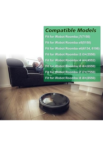 Irobot Roomba I3 I3+ I4 I6 I6+ I7 I7+ I8 I8+/plus E5 E6 E7 J7 I,e ve J Serisi Elektrikli Süpürge Için 12 Adet Yedek Parça (Yurt Dışından) indirimleri