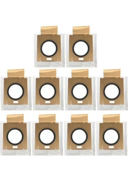 Uwant V300 Elektrikli Süpürge Parçaları Için 10 Adet Yedek Toz Torbası Dokumasız Çöp Torbaları (Yurt Dışından)