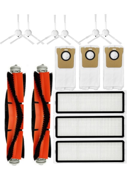 Ana Yan Fırça Hepa Filtre Toz Torbası Yedek Aksesuarları Xiaomi Mijia STYTJ05ZHM Elektrikli Süpürge Kitleri Için Parçalar (Yurt Dışından) indirimleri