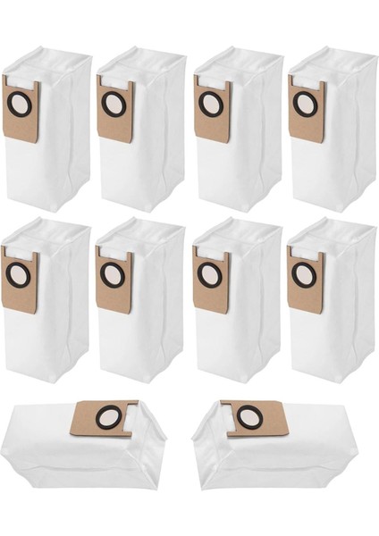 Eufy Omni S1 Pro Robot Süpürge Aksesuarları Için 10 Adet Yedek Toz Torbası Dokumasız Çöp Torbası (Yurt Dışından)