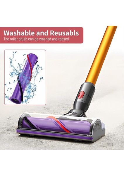 Dyson V10 SV12 Elektrikli Süpürge Motorhead Parçaları Için Tekerlek ve Rulo Fırça Seti Yedek Parçası, Dyson V10 Aksesuarları Için (Yurt Dışından) fiyatları
