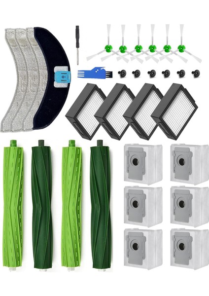 Irobot Roomba Combo J7+ Elektrikli Süpürge Için Aksesuar Seti, Combo J7 Plus Yedek Aksesuarları Için Yedek Parça Kiti (Yurt Dışından)