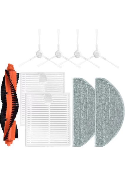 Xiaomi Robot Süpürge S20 / D106 Süpürge Temizleyici Parçaları Silindir Yan Fırça Hepa Filtre Paspas Bezi Paçavra Aksesuarları (Yurt Dışından)