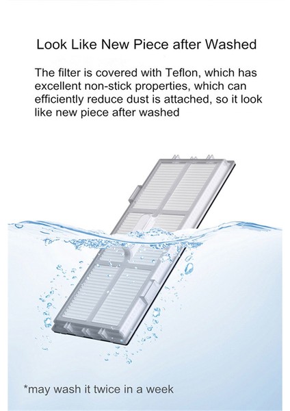 Xiaomi Roborock S7 Max S70 T7S Plus Robot Süpürge Aksesuarları Ana Yan Fırça Parçaları Için Hepa Filtreli Paspas Bezi (Yurt Dışından) indirimleri