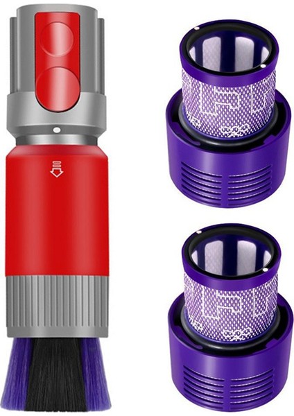 Dyson V10 Elektrikli Süpürge Için Uygundur Iz Bırakmayan Toz Giderme Yumuşak Fırça Ultra Dar Alanlı Emiş Başlığı Vakum Filtresi (Yurt Dışından)