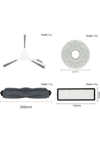 Dreame Bot L10S Ultra Süpürge Aksesuarları Chaimi X10 Ana Fırça Yan Filtre Toz Torbası Için Uygundur (Yurt Dışından) indirimleri
