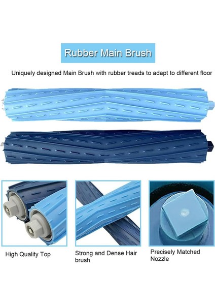 Ecovacs Deebot Ozmo T9 Aıvı T9 Aıvı+ Elektrikli Süpürge Robot2 Ana Fırça/silindir Fırça Için Yedek Parça Kiti Aksesuarları (Yurt Dışından) fiyatları