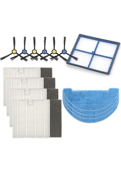 Ilife V8 V8S X750 X7 Için Yedek Parçalar Robotik Elektrikli Süpürge Filtre Ekranı Yan Fırça Paspas Bezi (Yurt Dışından) fırsatları