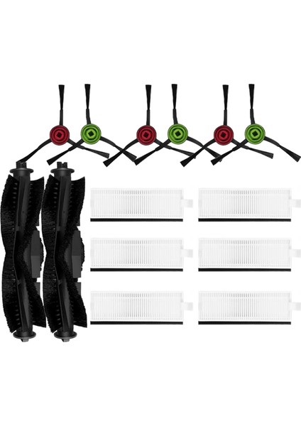 Ionvac Optimax Lazer Optik Robovac Robot Yan Fırça Hepa Filtresi Yedek Parça Aksesuarları (Yurt Dışından)