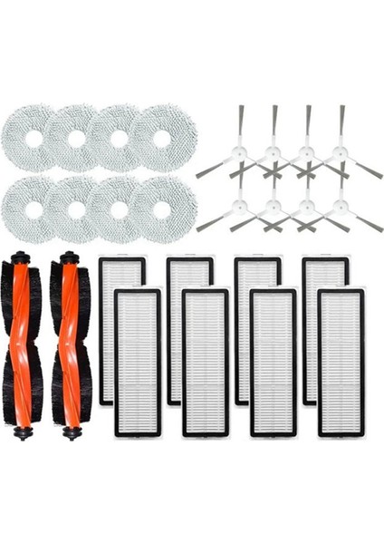 Xiaomi Robot Süpürge X20 + / X20 Plus Yedek Parçaları Ana Yan Fırça Hepa Filtre Paspas Bezi Aksesuarları (Yurt Dışından)