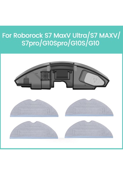 Roborock G10/G10S/G10S Pro/s7 Maxv Ultra/s7 Maxv Elektrikli Süpürge Parçaları Için Paspas Bezli Elektrikli Süpürge Su Deposu (Yurt Dışından)