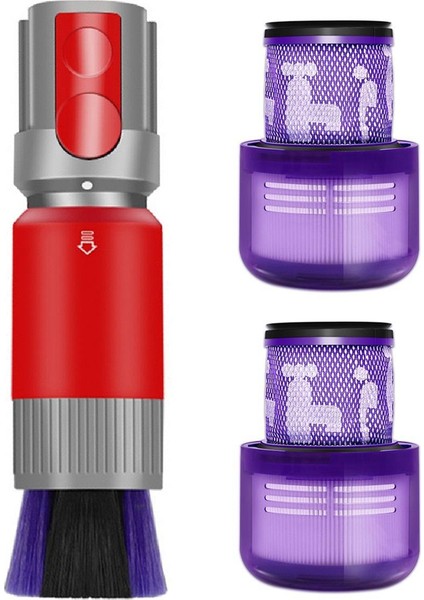 Dyson V11 Elektrikli Süpürge Için Uygundur Traceless Toz Giderme Yumuşak Fırça Ultra Dar Alan Emme Başlığı Filtresi (Yurt Dışından)