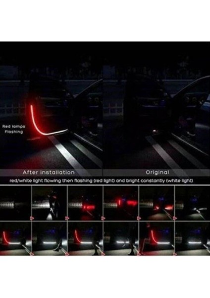 Araba Kapı Altı LED Yanıp Sönen Ikaz Ledi Kayar LED Kayan LED Animasyonlu Ikaz Uyarı Ledi indirimleri