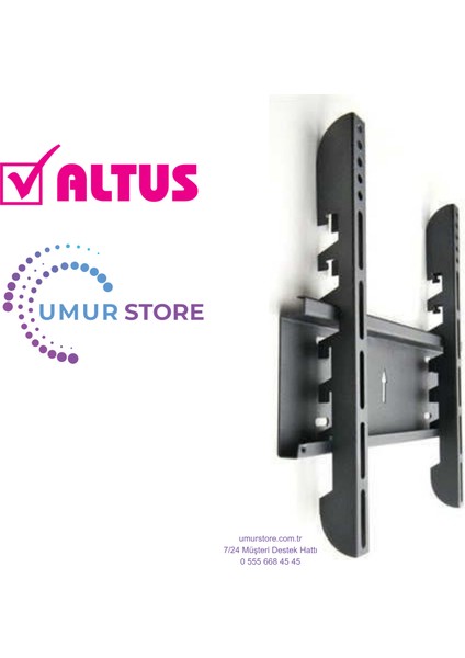 AL43 Fhd 6023 Dahili Uydu Alıcılı 37-55 Inç Uyumlu Televizyon Duvar Askı Aparatı