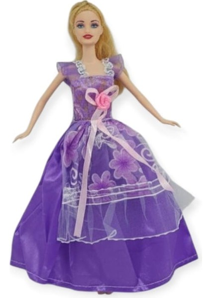 Büyüleyici Parti Bebeği Anlily Mor 30 cm