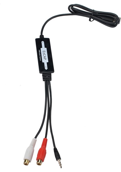 Ezcap USB 3.5mm Ses Yakalama Grabber Düzenleme Ses Kablosu Analog Ses Kasetini Cd/mp3 Dönüştürücüye Dijital Olarak Kaydetmek Için (Yurt Dışından) fırsatları