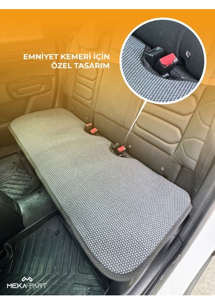 Terletmez Oto Koltuk Koruyucu Kılıf %100 Pamuk 5 Li Tam Set Füme Renault Fluence Tüm Modeller fiyatları
