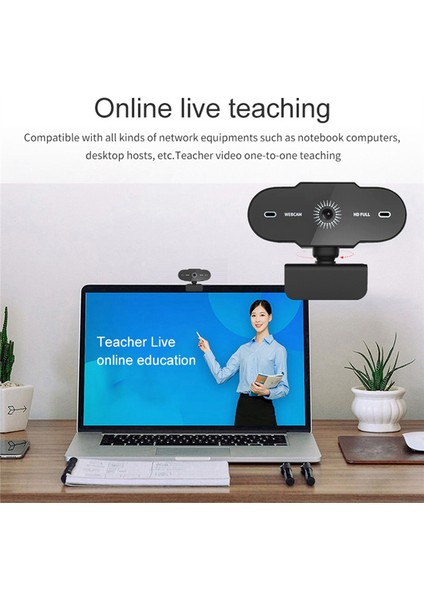 Web Kamerası 1080P Mini Pc USB Kamera 1080P Kamera Bilgisayar Ofis Oyun Yayını Için Mikrofonlu Profesyonel Hd Web Kamerası (Yurt Dışından) modelleri