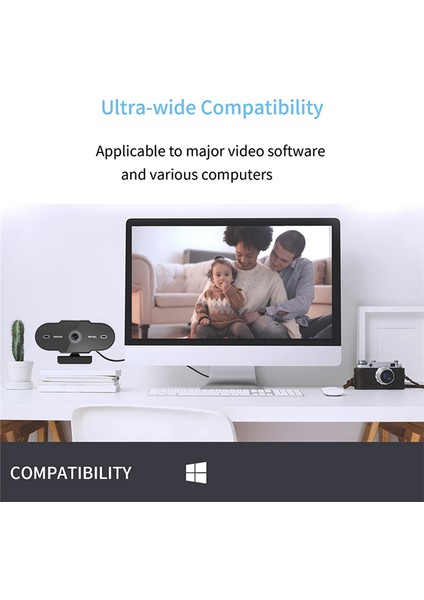 Web Kamerası 1080P Mini Pc USB Kamera 1080P Kamera Bilgisayar Ofis Oyun Yayını Için Mikrofonlu Profesyonel Hd Web Kamerası (Yurt Dışından) fırsatları