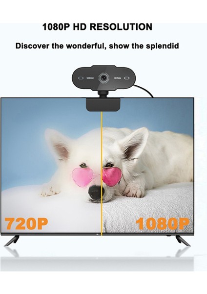 Web Kamerası 1080P Mini Pc USB Kamera 1080P Kamera Bilgisayar Ofis Oyun Yayını Için Mikrofonlu Profesyonel Hd Web Kamerası (Yurt Dışından) indirimleri