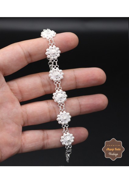 Kişniş Bereket Model 925 Ayar Gümüş Telkari Kadın Bileklik 201024685 modelleri