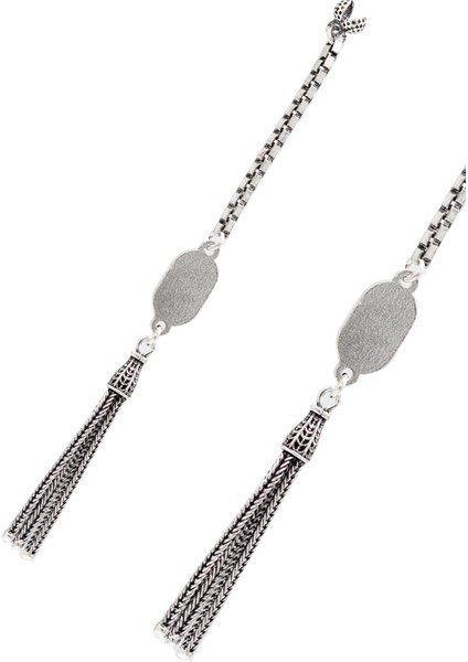 Plakalı Süpürge Model 925 Ayar Gümüş Tesbih Püsükülü 201024617