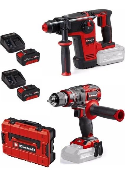 Tp-Hd 18/26 Li Bl Tp-Cd 18/80 Li-I Bl Matkap 2X4.0AH Akülü Kömürsüz Set