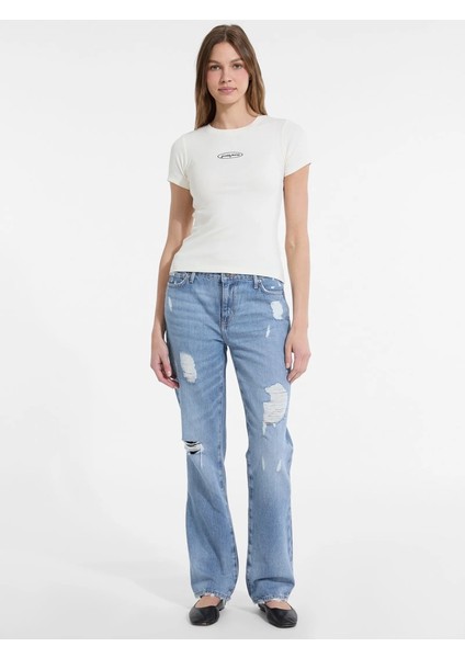 Jeans Kadın Krem Top W5YP37KA0H1-G053 fiyatları